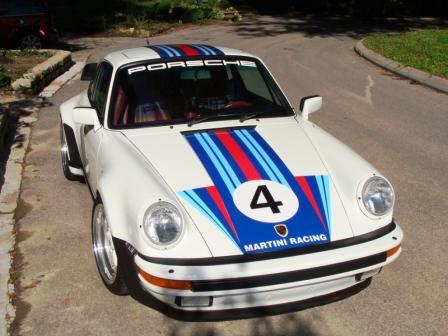 Magnetic and Vinyl Graphics and Decals for Porsche - Martini Rossi